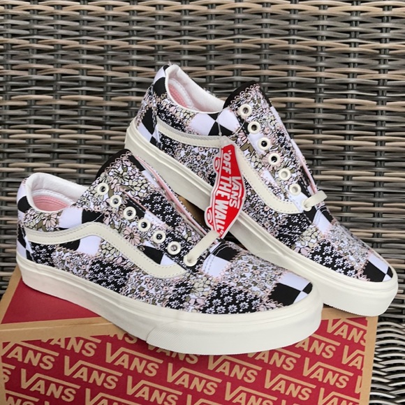 Vans Old Skool Patchwork Floral MENS - Picture 2 of 16